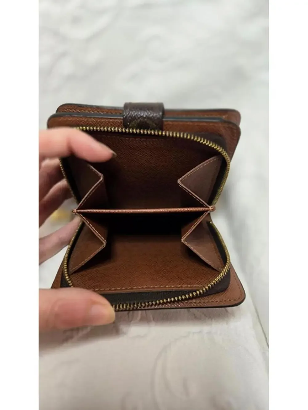 Louis Vuitton Monogram Canvas Compact Wallet